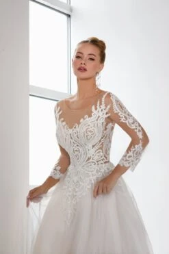 Robe De Mariée Princesse Sexy Blanche -Soiree Blanche Boutique Apolline3