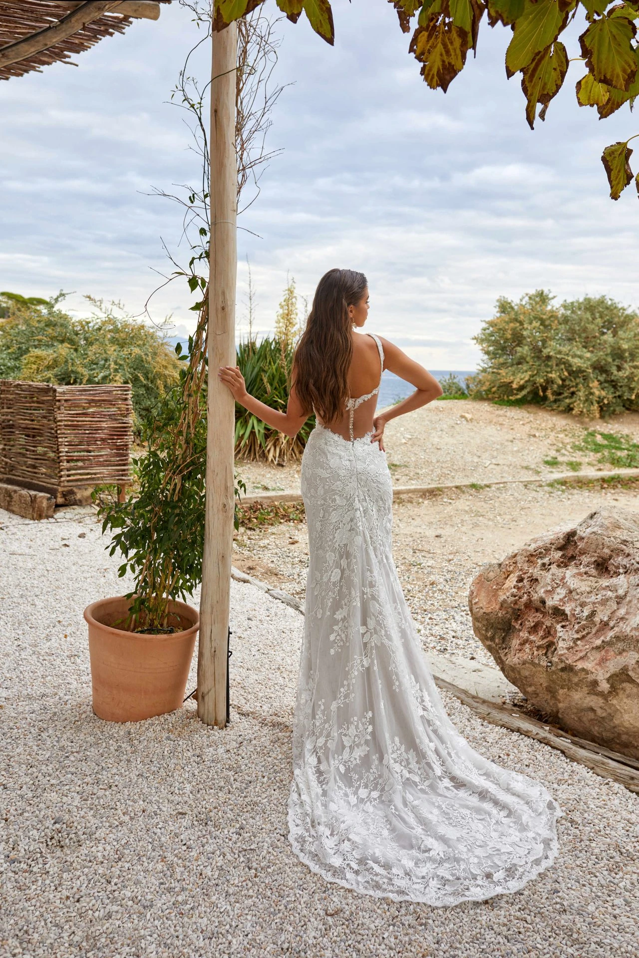 Robe De Mariée Sirène Dentelle Blanche Robe De Mariée Sirène Dentelle Blanche -Soiree Blanche Boutique Arcadia