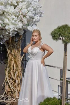 Robe De Mariée Femme Ronde 4 Robe De Mariée Femme Ronde -Soiree Blanche Boutique Ariadne2