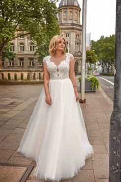 Robe De Mariée Bohème Grande Taille -Soiree Blanche Boutique Aroa285