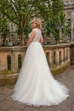 Robe De Mariée Bohème Grande Taille -Soiree Blanche Boutique Aroa43