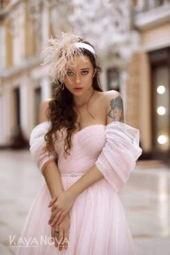 Robe De Mariée Courte Bustier -Soiree Blanche Boutique Berta1