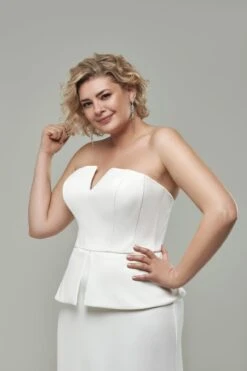 Tenue De Mariage Femme Ronde -Soiree Blanche Boutique Corset20 Skirt1