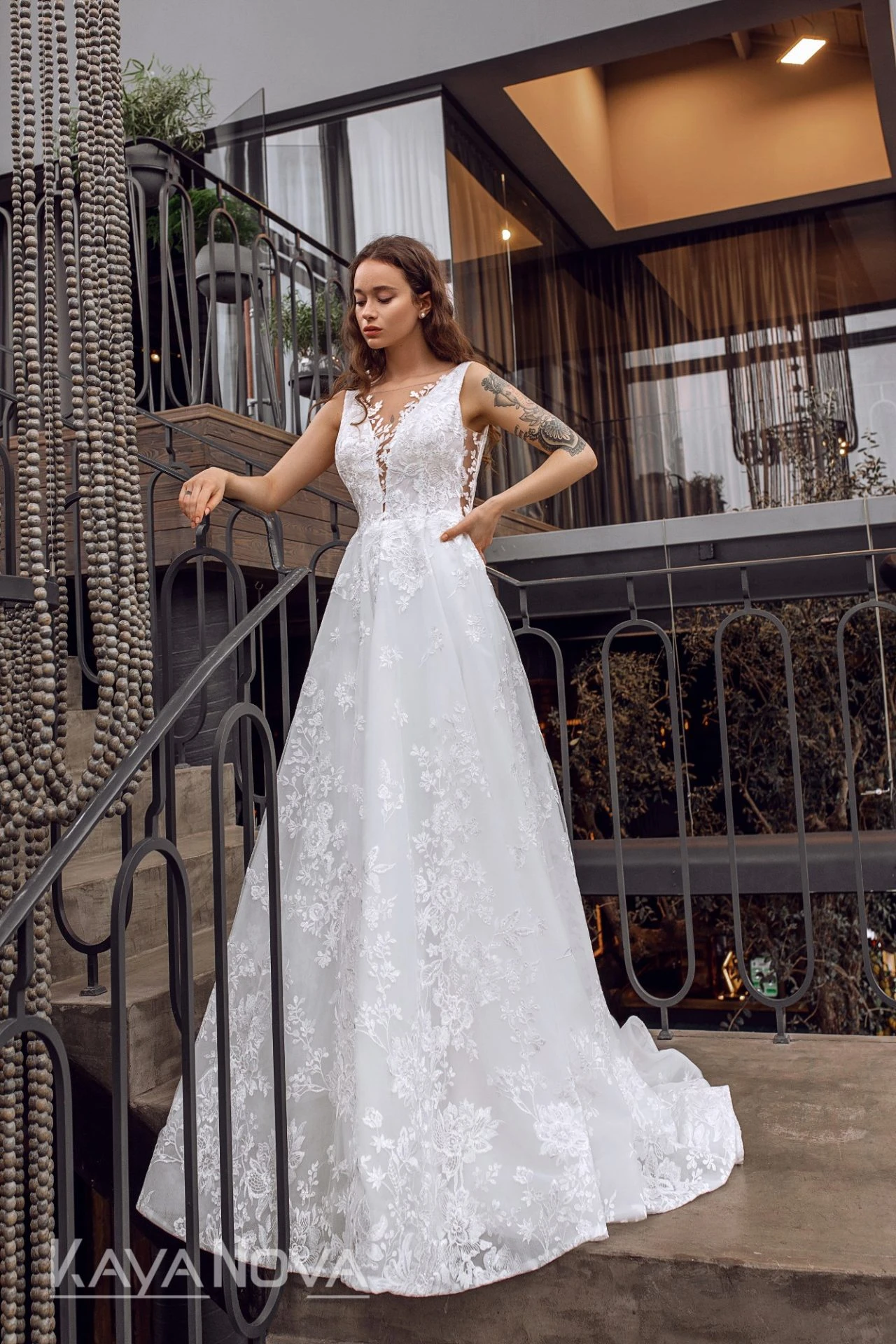 Robe De Mariée Blanche Fleurie Robe De Mariée Blanche Fleurie -Soiree Blanche Boutique Dayanara1