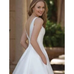 Robe De Mariée Chic Blanche -Soiree Blanche Boutique Design sans titre 70