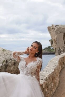 Robe De Mariée Bohème Manche Longue Blanche 5 Robe De Mariée Bohème Manche Longue Blanche -Soiree Blanche Boutique Dionisia2