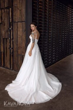 Robe De Mariée Romantique Champêtre Blanche 6 Robe De Mariée Romantique Champêtre Blanche -Soiree Blanche Boutique Elisa5