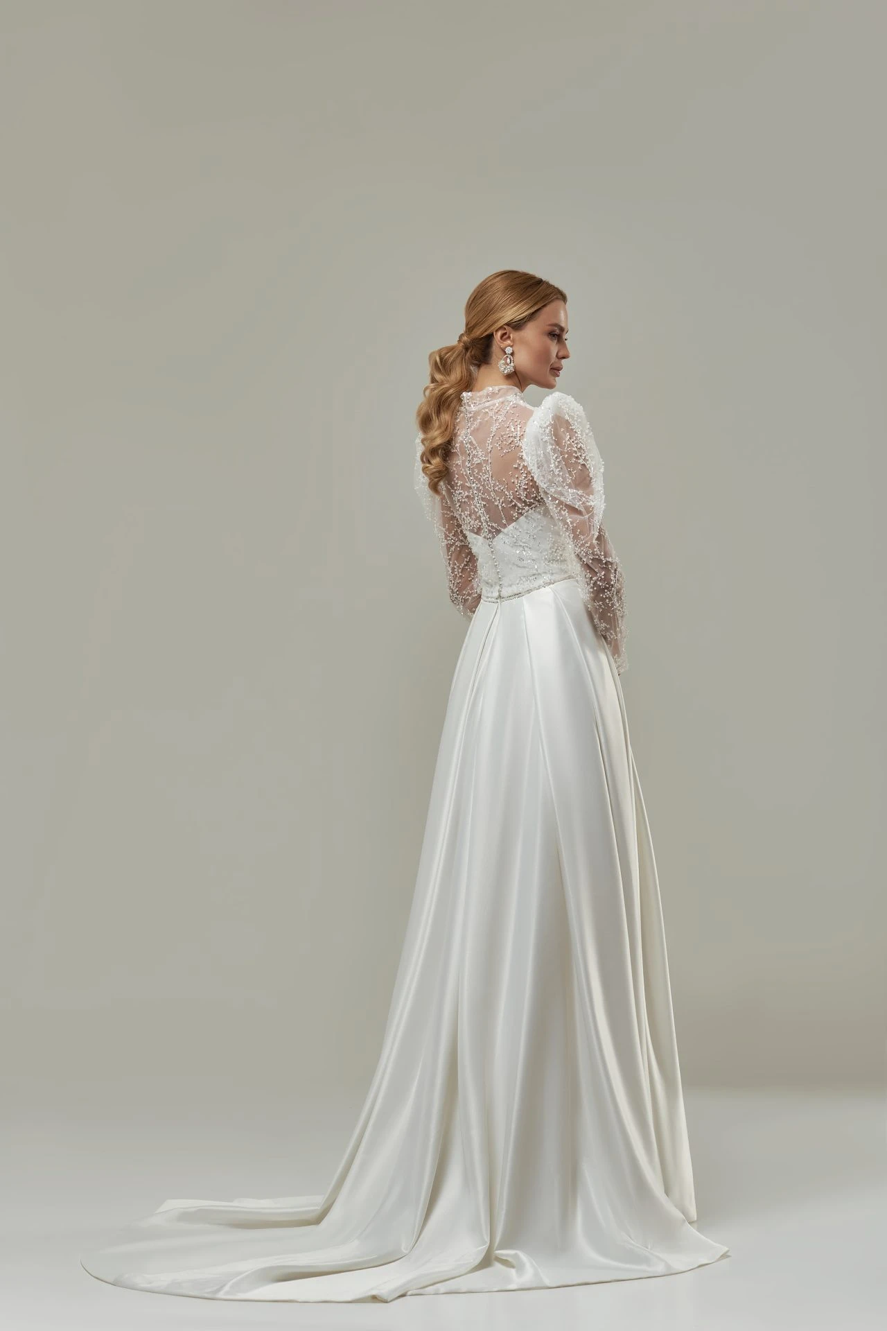 Robe De Mariée Illusion 2 Pièces Robe De Mariée Illusion 2 Pièces -Soiree Blanche Boutique Enrica20B2