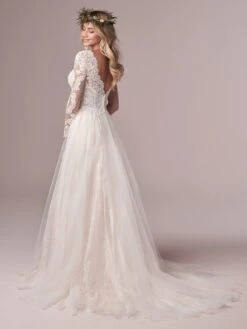 Robe De Mariée Bohème Manches Longues Blanche -Soiree Blanche Boutique H3b8a104b785e4d828f45e2cf0d466784Y