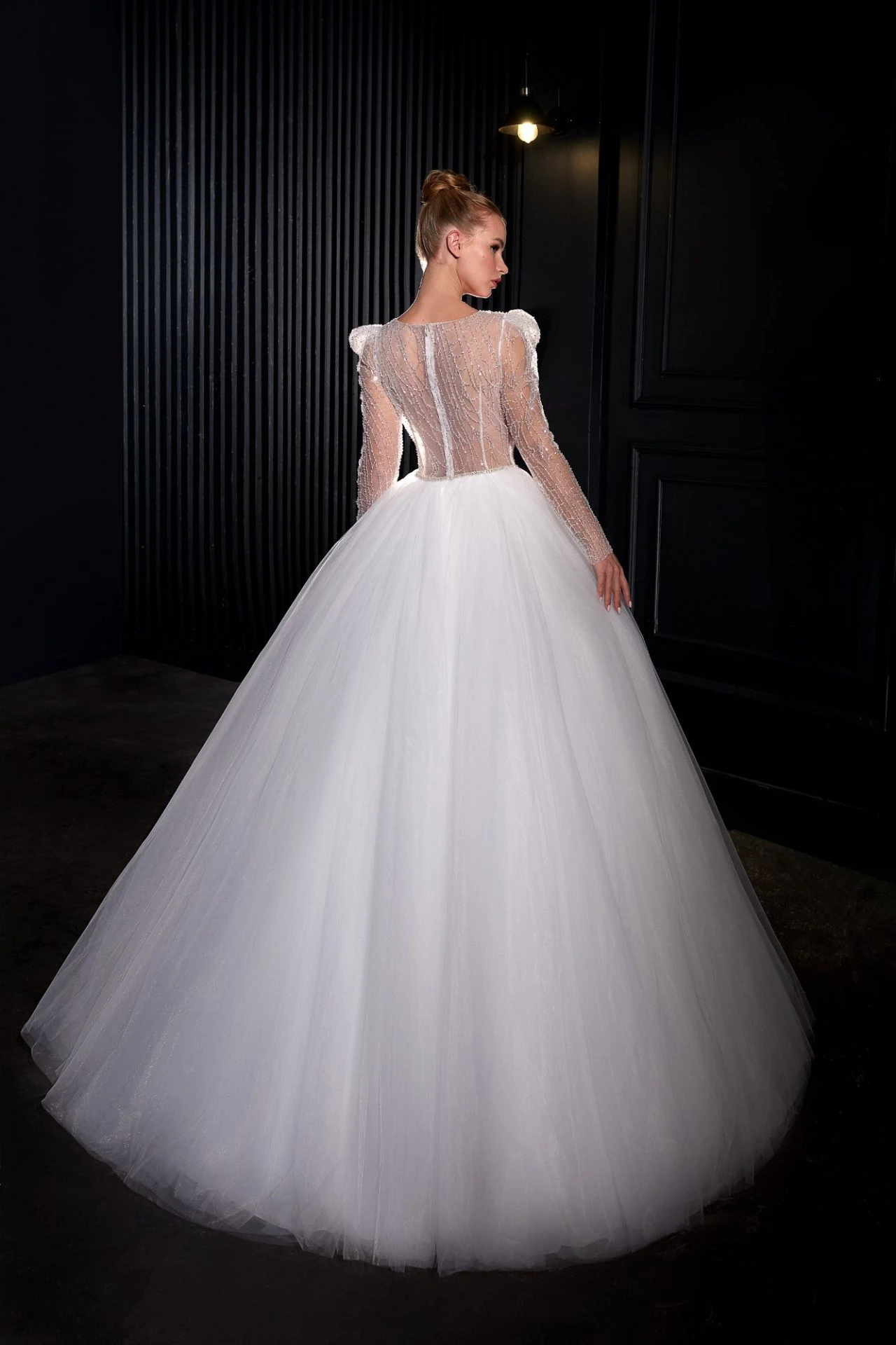 Robe De Mariée Trapèze Blanche Robe De Mariée Trapèze Blanche -Soiree Blanche Boutique Hortense5