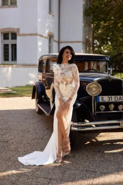 Robe De Mariée Sirène Sexy Ivoire -Soiree Blanche Boutique IMG 8264