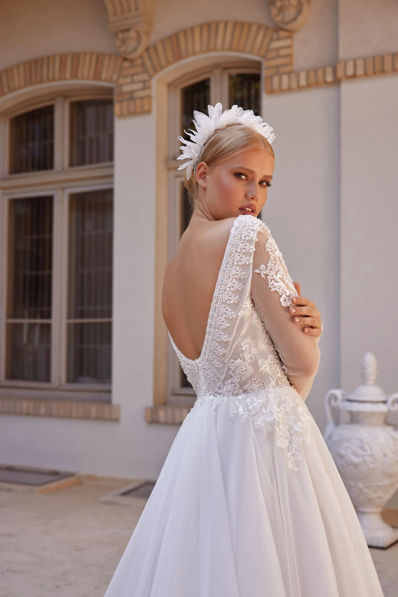 Robe De Mariée Princesse Col V Robe De Mariée Princesse Col V -Soiree Blanche Boutique IMG 9581202