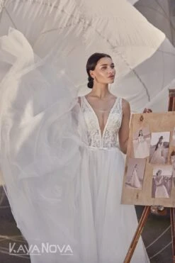 Robe De Mariée Princesse Bohème -Soiree Blanche Boutique Leona4