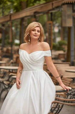 Robe Mariée Grande Taille 4 Robe Mariée Grande Taille -Soiree Blanche Boutique Leyre7