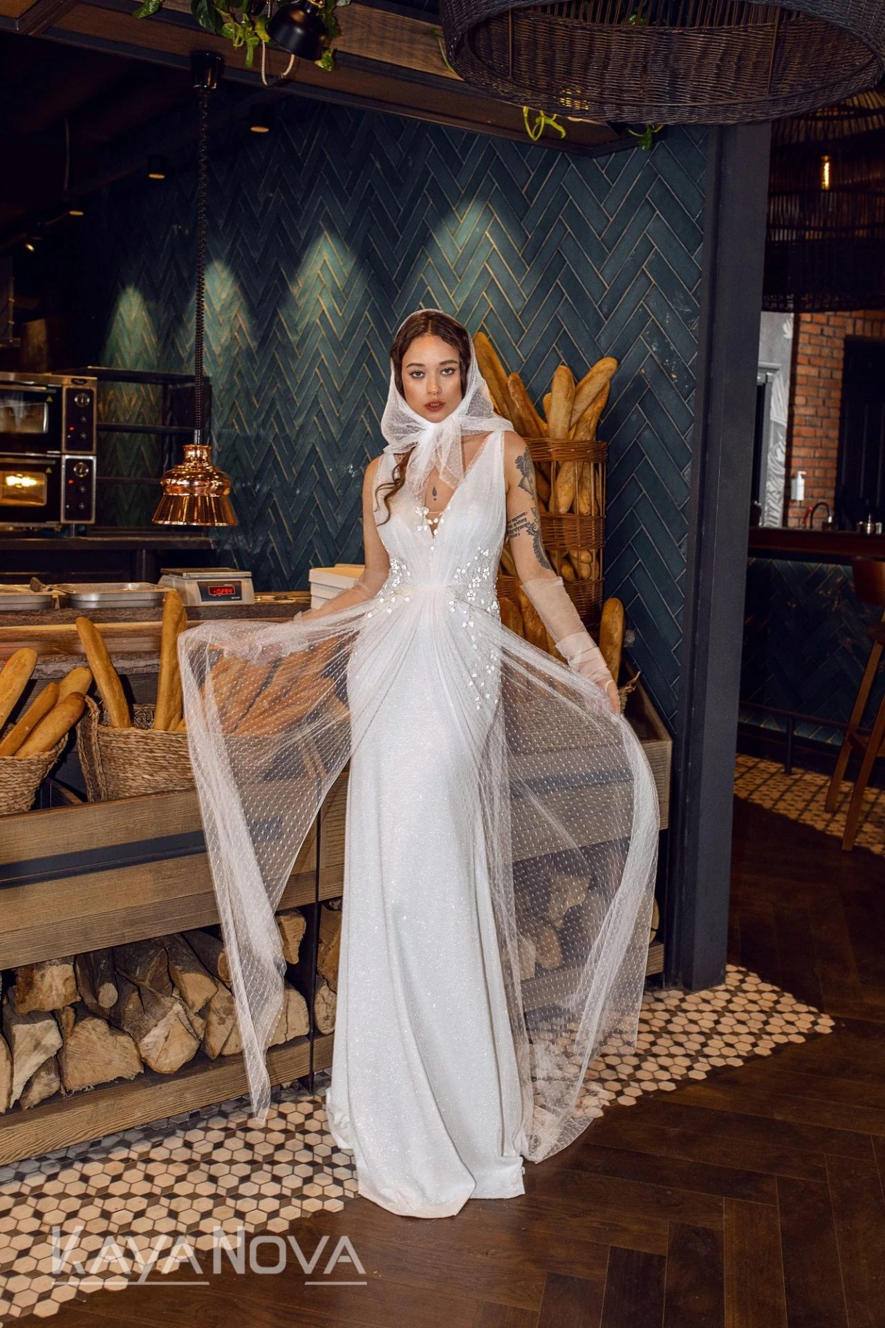 Robe De Mariée Fourreau Robe De Mariée Fourreau -Soiree Blanche Boutique Martina1