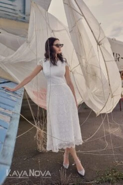 Robe De Mariage Civil Chic 4 Robe De Mariage Civil Chic -Soiree Blanche Boutique Midi202