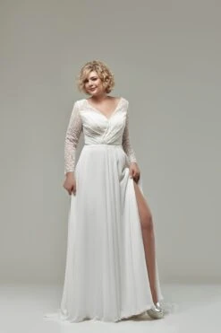 Robe Mariée Grande Taille Champêtre 6 Robe Mariée Grande Taille Champêtre -Soiree Blanche Boutique Miriam1