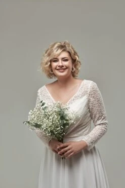 Robe Mariée Grande Taille Champêtre 4 Robe Mariée Grande Taille Champêtre -Soiree Blanche Boutique Miriam2