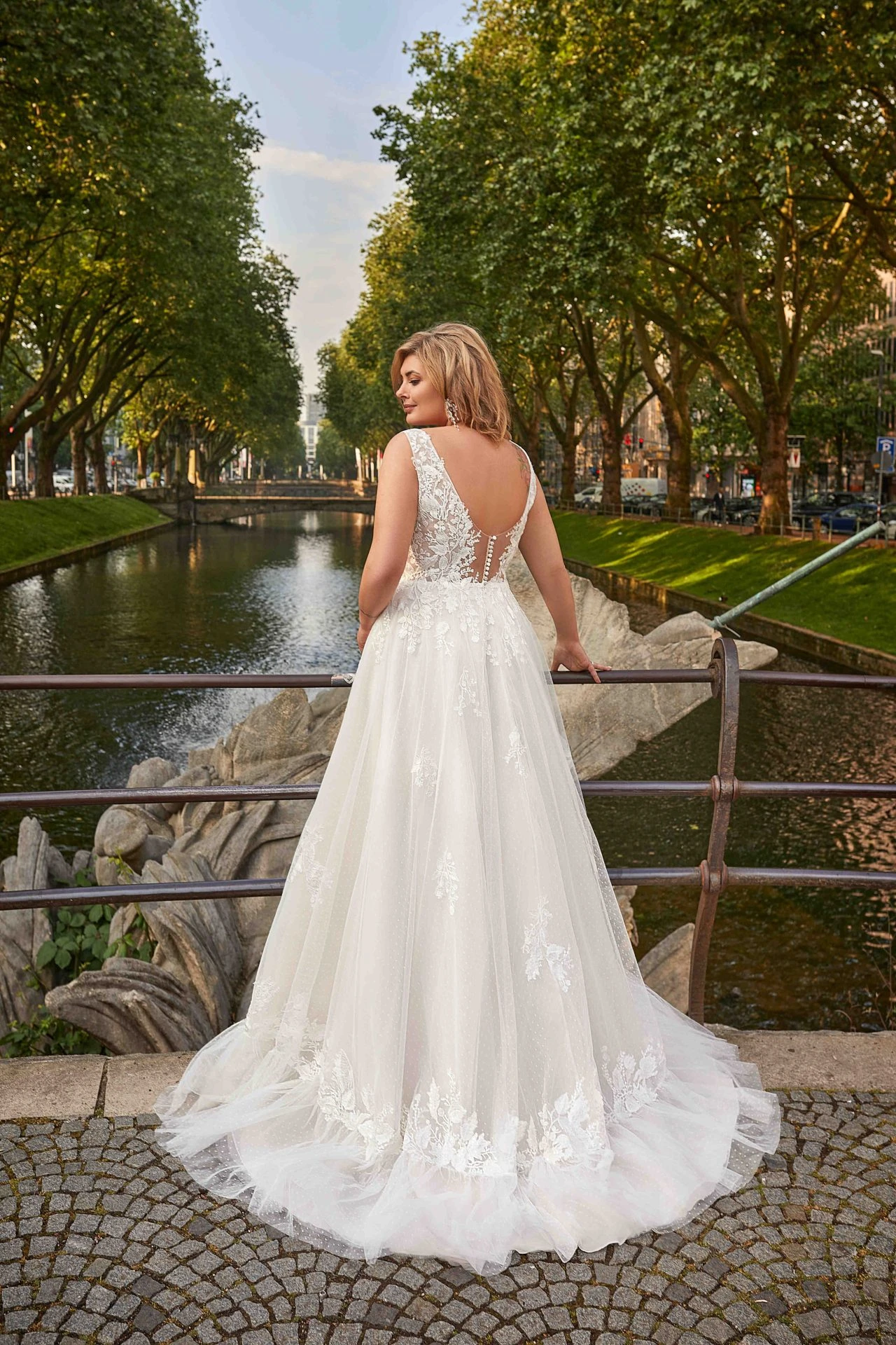 Robe De Mariée Champêtre Grande Taille Robe De Mariée Champêtre Grande Taille -Soiree Blanche Boutique Nerea11