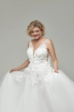 Robe De Mariée Femme Ronde Grande Taille -Soiree Blanche Boutique Ondina45