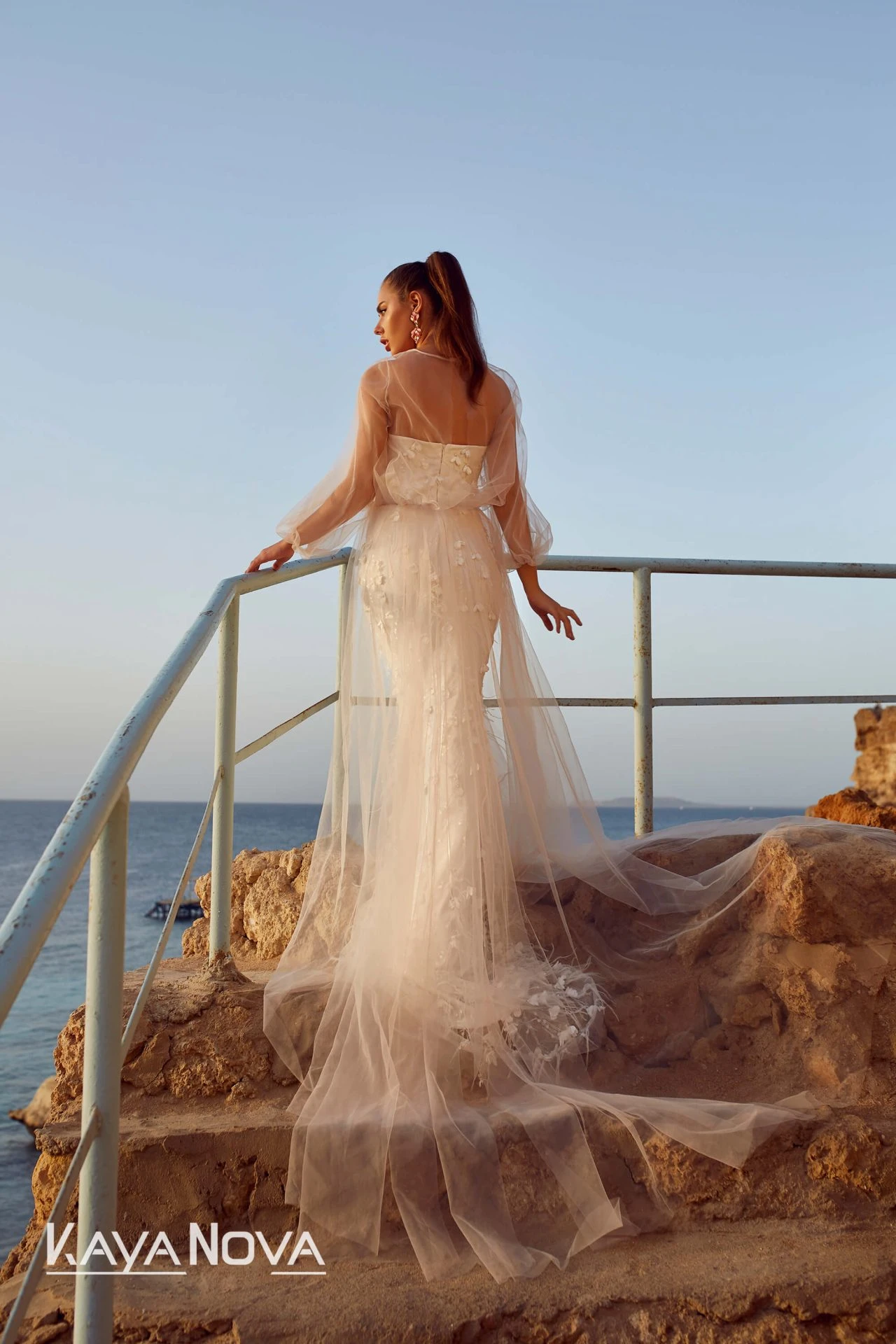 Robe De Mariée Sirène Tulle Blanche Robe De Mariée Sirène Tulle Blanche -Soiree Blanche Boutique Remi205