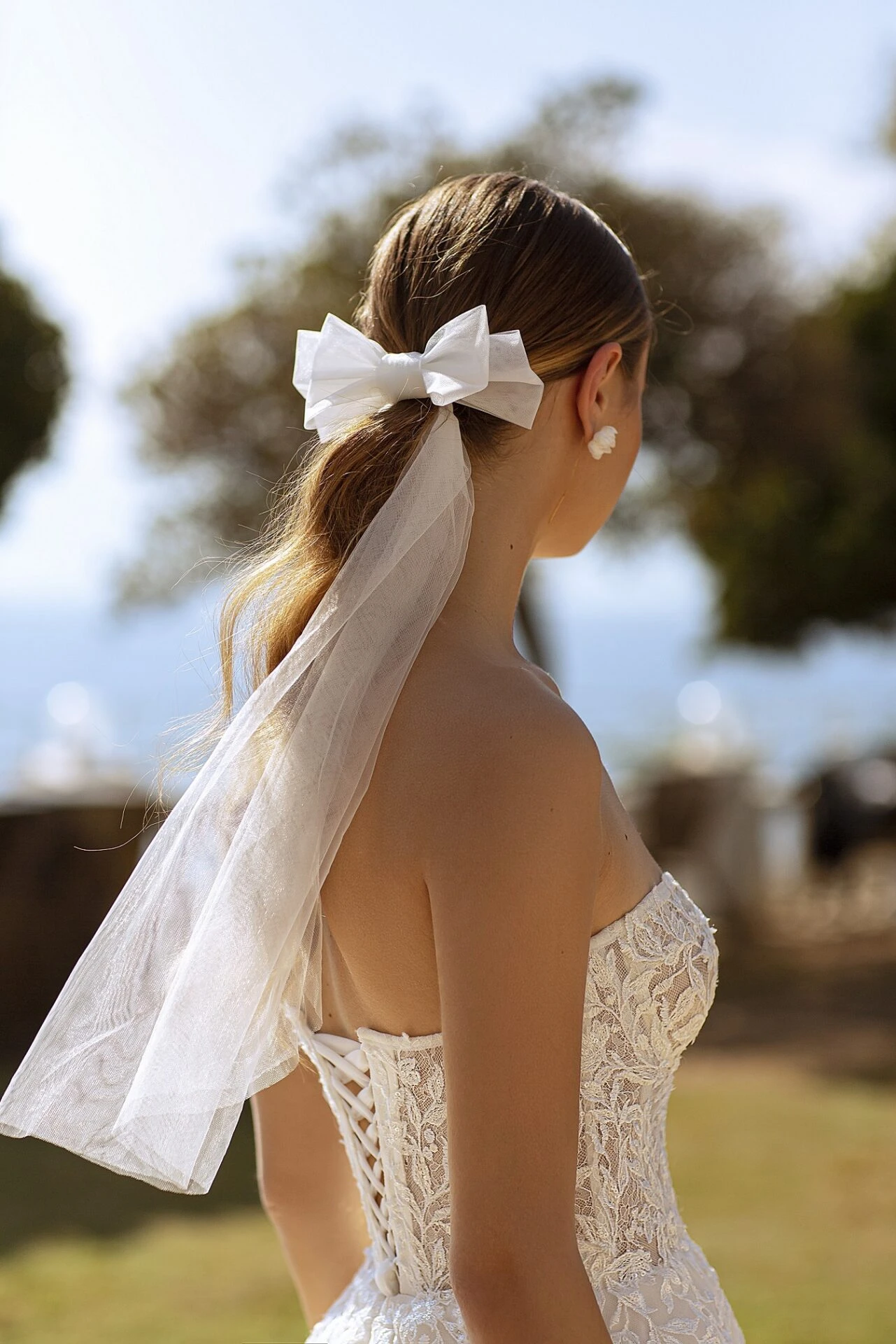 Robe De Mariage Moderne Robe De Mariage Moderne -Soiree Blanche Boutique Robe De Mariage Moderne zoom dos