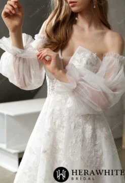 Robe De Mariée A Fleurs 5 Robe De Mariée A Fleurs -Soiree Blanche Boutique Robe De Mariee A Fleurs Manches