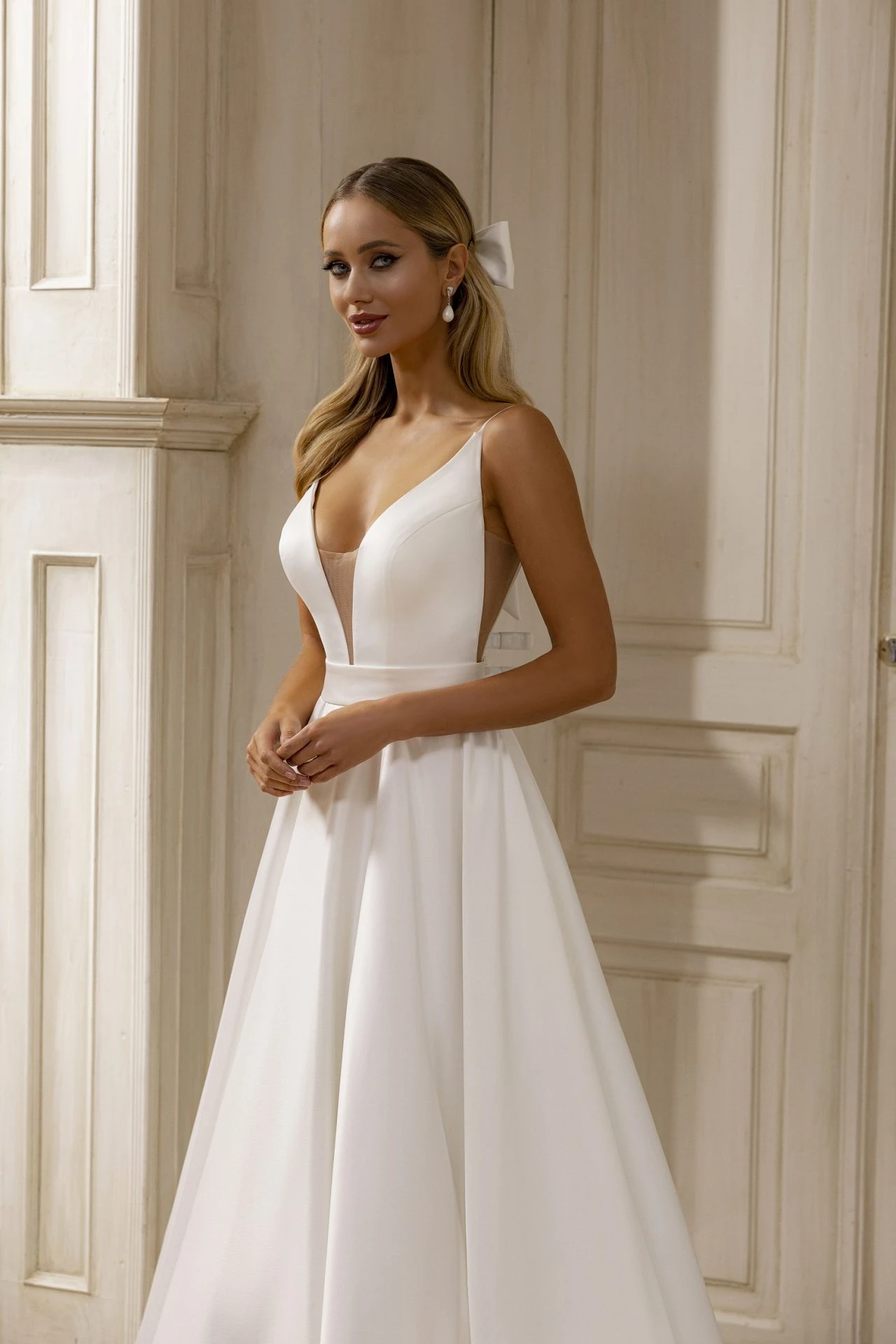 Robe De Mariée Blanche Robe De Mariée Blanche -Soiree Blanche Boutique Robe De Mariee Blanche zoom