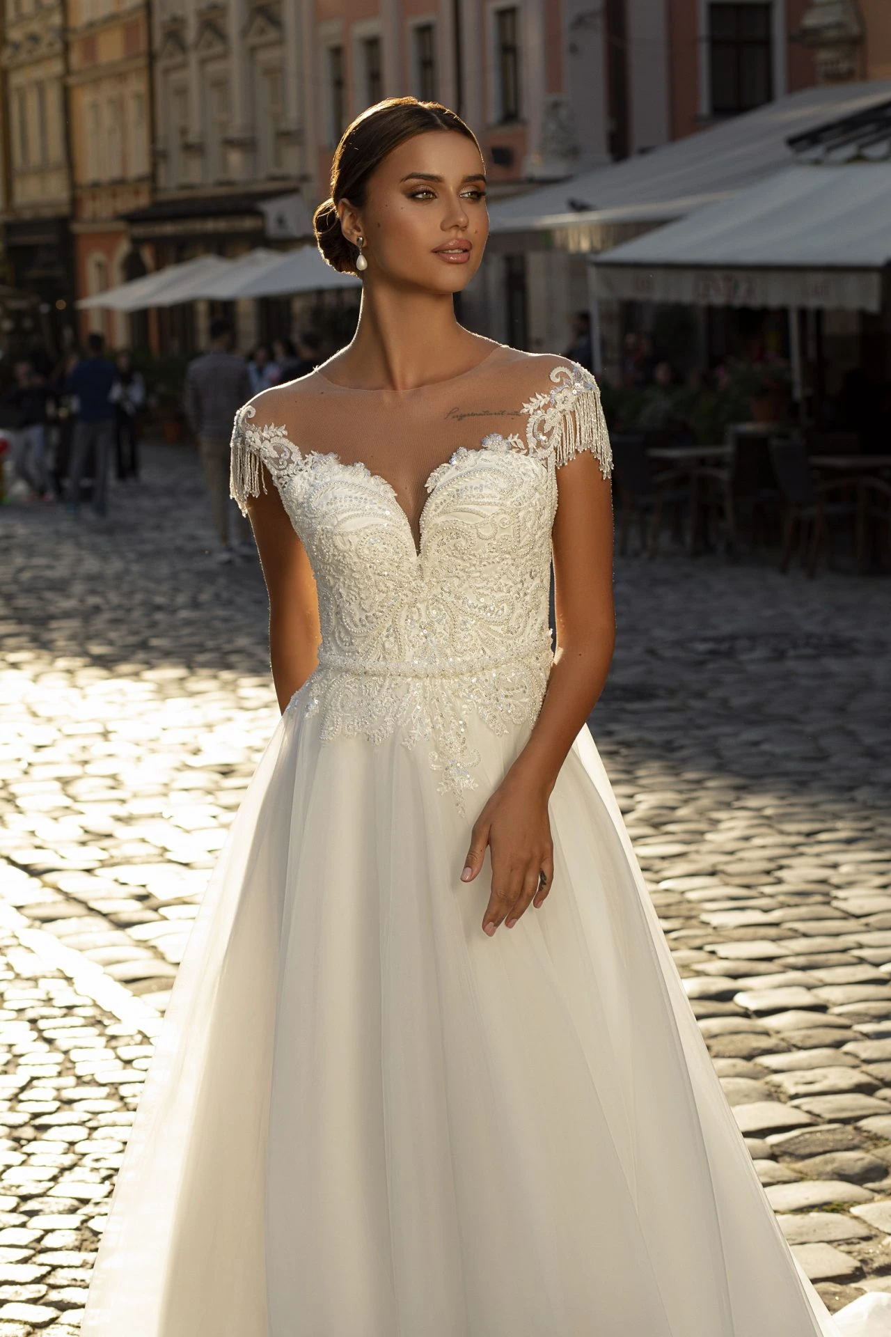 Robe De Mariée Chic Et Bohème Robe De Mariée Chic Et Bohème -Soiree Blanche Boutique Robe De Mariee Chic Et Boheme zoom