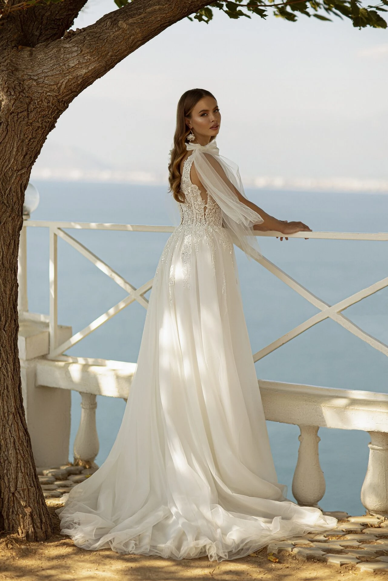 Robe De Mariée En Tulle Blanche Robe De Mariée En Tulle Blanche -Soiree Blanche Boutique Robe De Mariee En Tulle Blanche dos