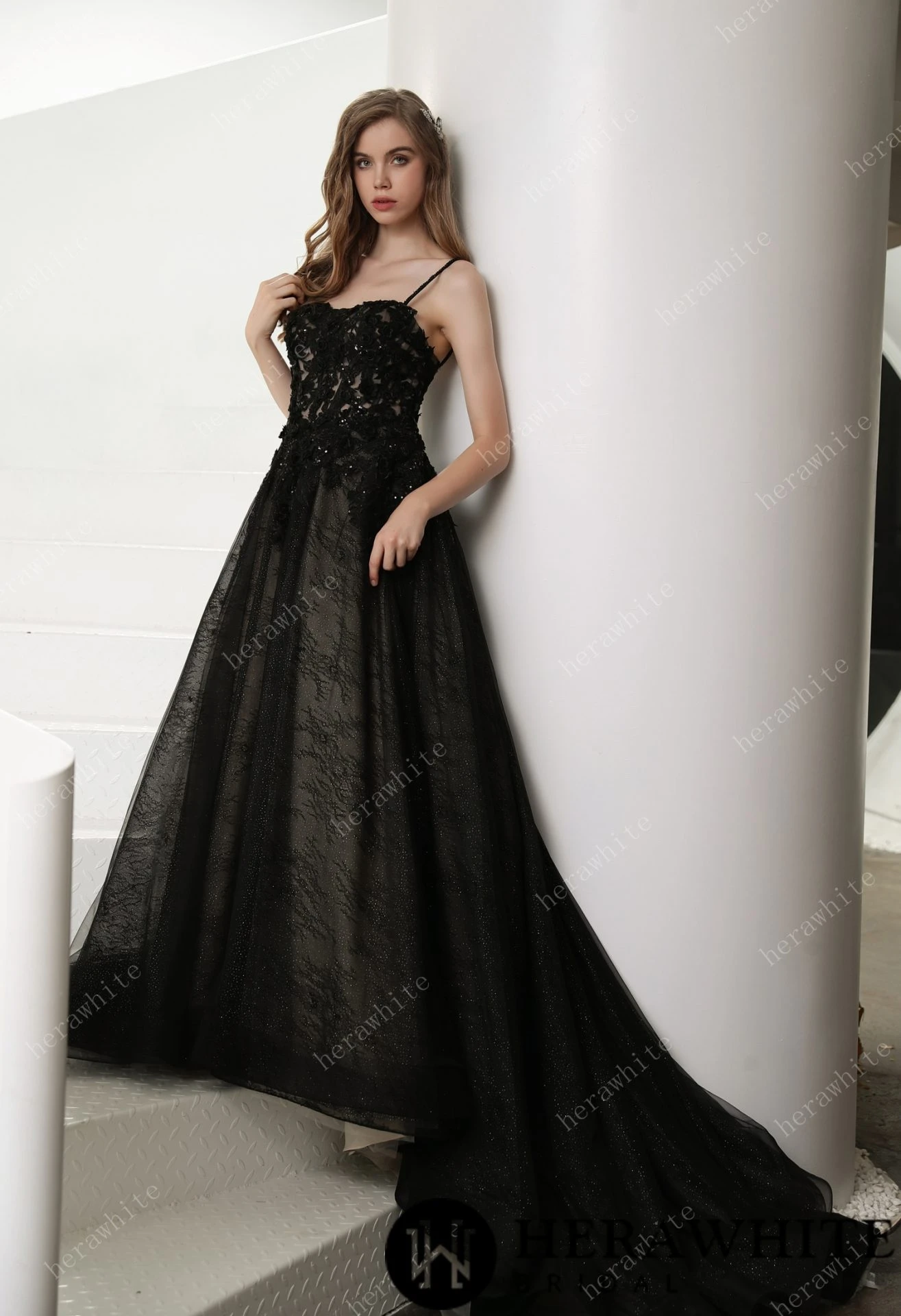 Robe De Mariée Noire Robe De Mariée Noire -Soiree Blanche Boutique Robe De Mariee Noire traine