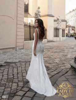 Robe De Mariée Sirène Blanc 4 Robe De Mariée Sirène Blanc -Soiree Blanche Boutique Robe De Mariee Sirene Blanc dos