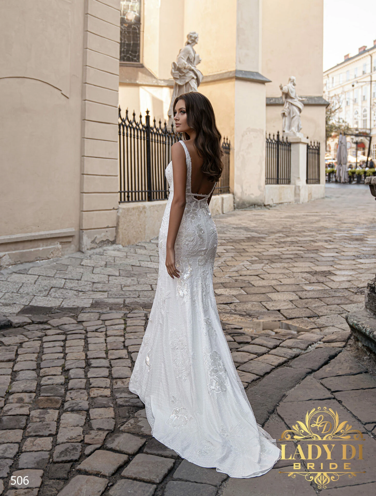 Robe De Mariée Sirène Blanc Robe De Mariée Sirène Blanc -Soiree Blanche Boutique Robe De Mariee Sirene Blanc dos