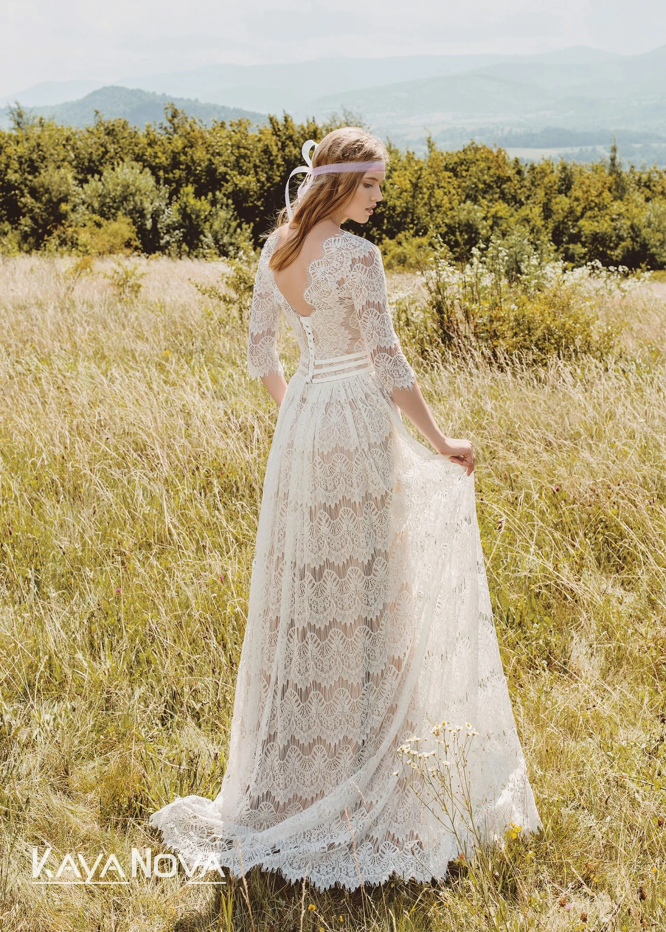 Bohème Robe De Mariée Simple Bohème Robe De Mariée Simple -Soiree Blanche Boutique Sandra203