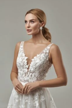 Robe De Mariée Bohème Sexy Dos Nu Blanche -Soiree Blanche Boutique Saturia2