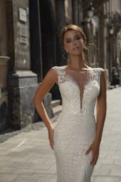 Sirène Robe De Mariée 6 Sirène Robe De Mariée -Soiree Blanche Boutique Sirene Robe De Mariee zoom