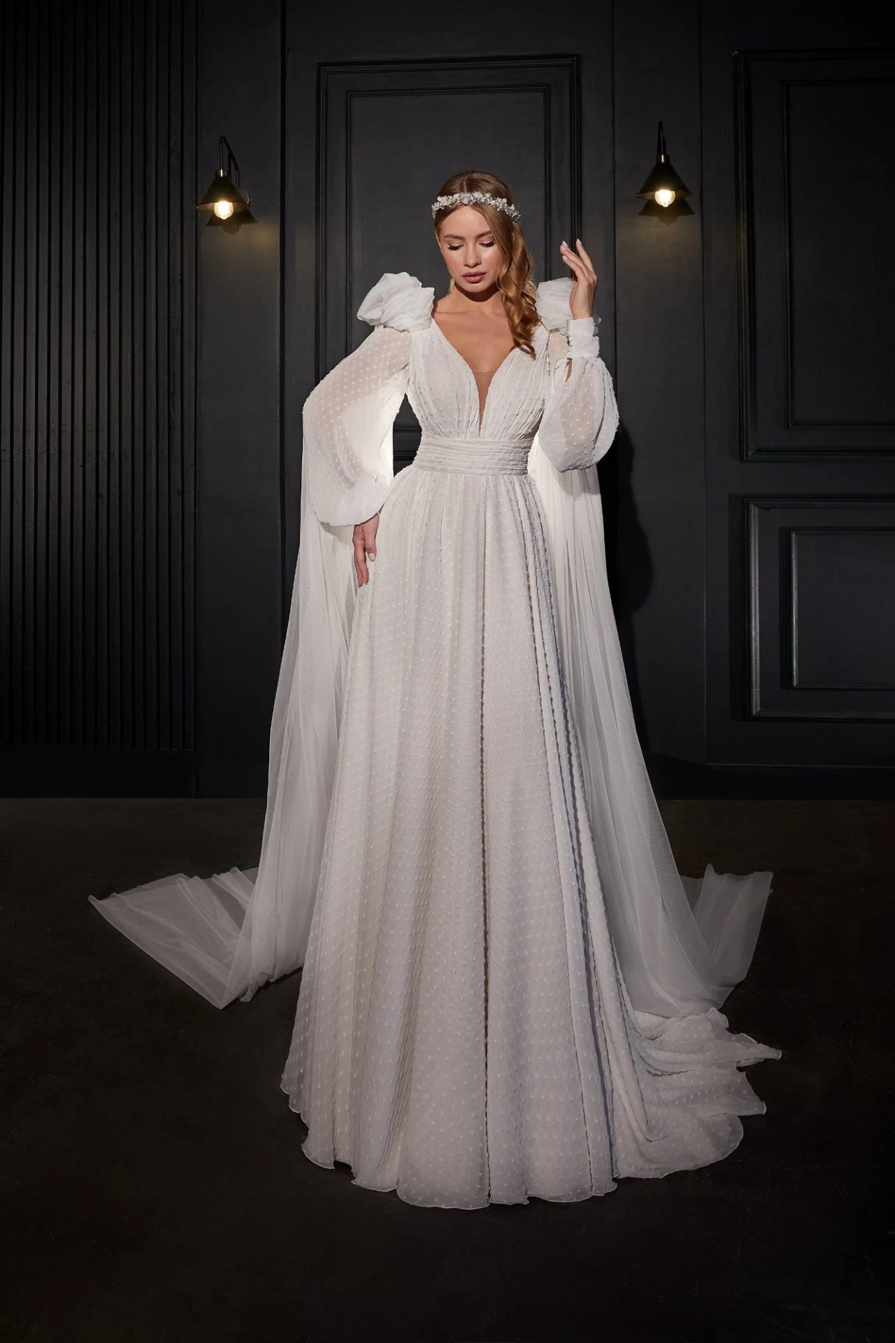 Robe De Mariée Fantaisie Blanche Robe De Mariée Fantaisie Blanche -Soiree Blanche Boutique Soline1