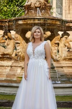 Tenue Mariage Grande Taille -Soiree Blanche Boutique Valeria45