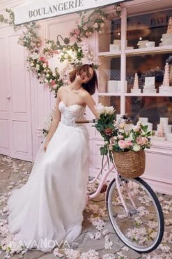 Robe De Mariée Bustier -Soiree Blanche Boutique Zafiro