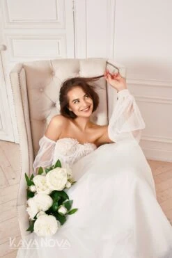 Robe De Mariée Bustier -Soiree Blanche Boutique Zafiro11