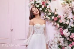 Robe De Mariée Bustier -Soiree Blanche Boutique Zafiro2