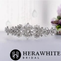 Ceinture De Mariée Cristaux Fleuris -Soiree Blanche Boutique a36e2fb73e