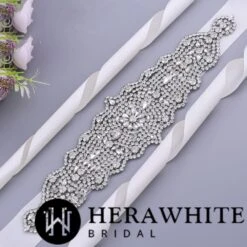 Ceinture De Mariée Strass Et Satin 4 Ceinture De Mariée Strass Et Satin -Soiree Blanche Boutique a73f3600a0