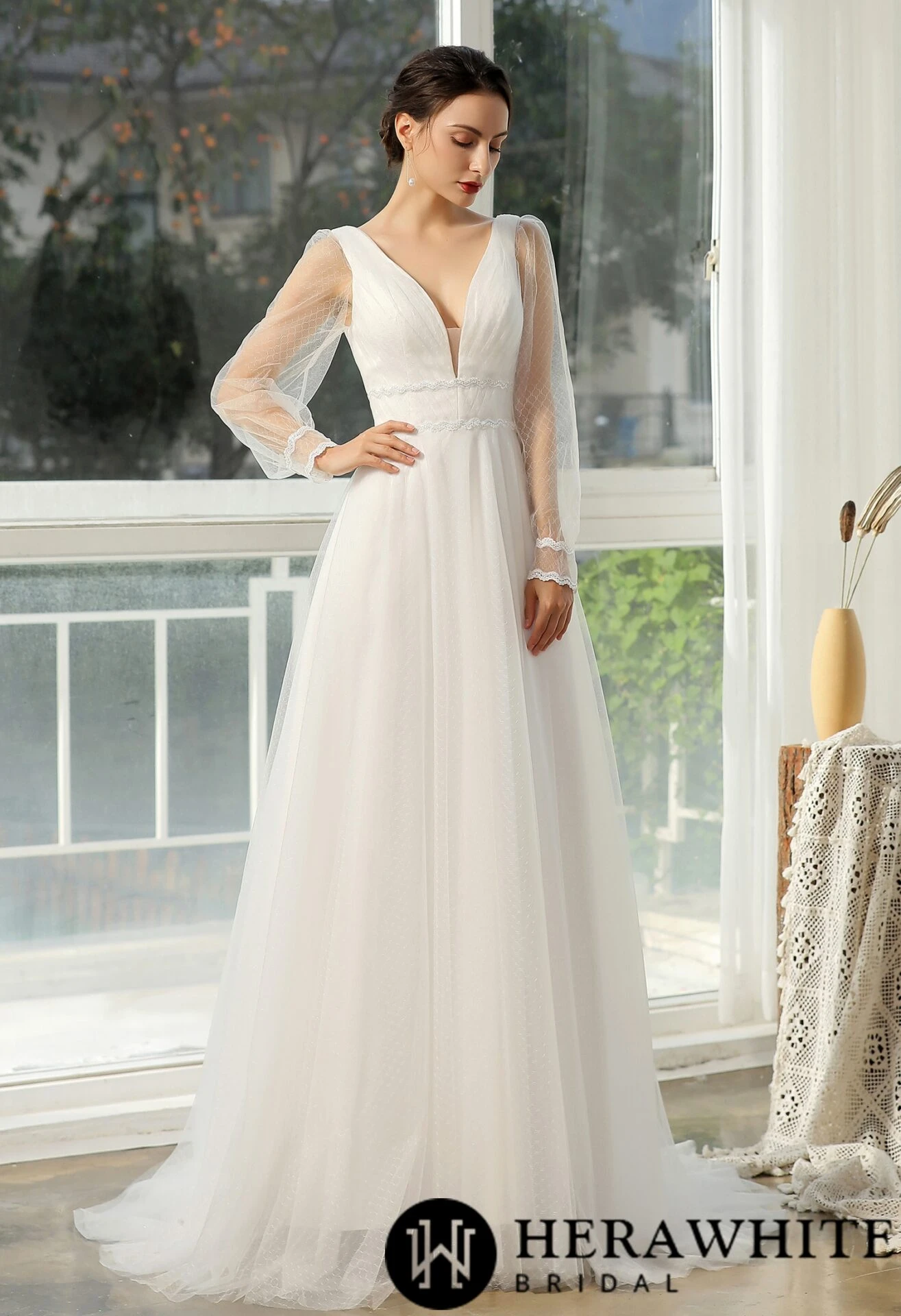 Robe De Mariée Manche Longue Blanche Robe De Mariée Manche Longue Blanche -Soiree Blanche Boutique b532a6ea1f