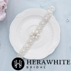 Ceinture Perlées Pour Robe De Mariée -Soiree Blanche Boutique b7012f034a