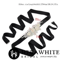 Ceinture De Mariée Romantique 8 Ceinture De Mariée Romantique -Soiree Blanche Boutique b787f453c1