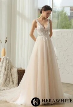 Robe De Mariée Moderne En Dentelle Florale Bohème 3 Robe De Mariée Moderne En Dentelle Florale Bohème -Soiree Blanche Boutique bf2971353c