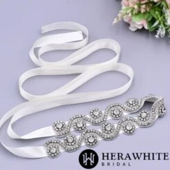 Ceinture De Mariage Vagues -Soiree Blanche Boutique c50e89e82c