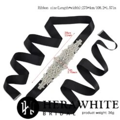 Ceinture De Mariage Perlée 8 Ceinture De Mariage Perlée -Soiree Blanche Boutique c6a41a59e8