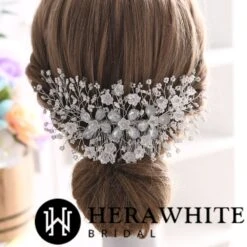 Peigne Mariage A Fleurs 4 Peigne Mariage A Fleurs -Soiree Blanche Boutique c6ea19cf39